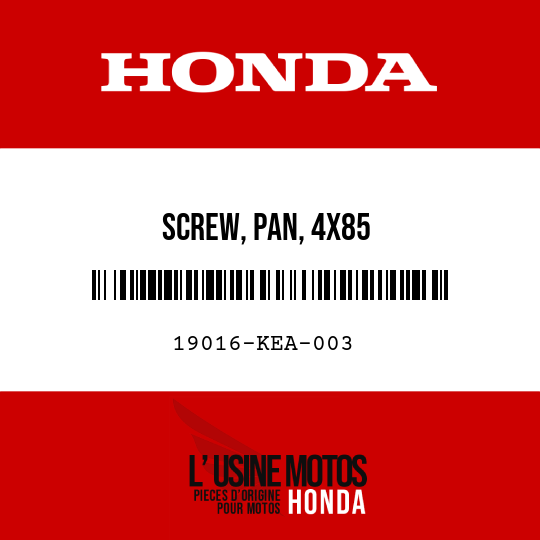 image de 19016-KEA-003 SCREW, PAN, 4X85