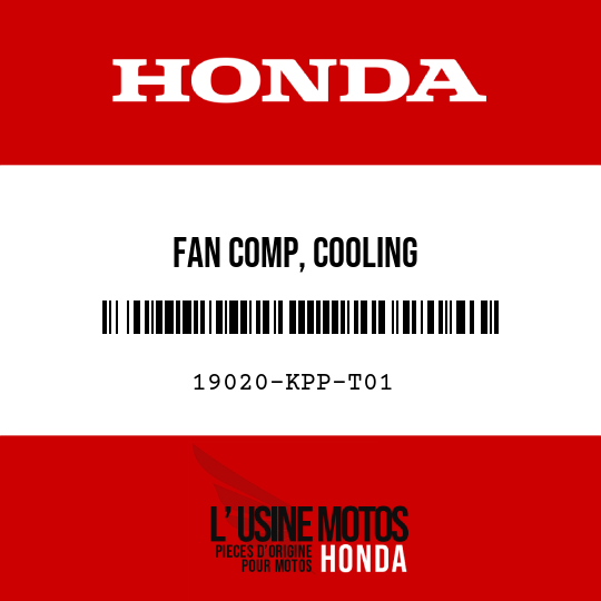 image de 19020-KPP-T01 FAN COMP, COOLING