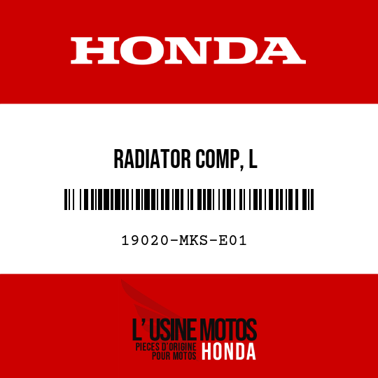 image de 19020-MKS-E01 RADIATOR COMP, L