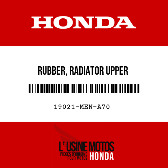 image de 19021-MEN-A70 RUBBER, RADIATOR UPPER