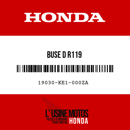 image de 19030-KE1-000ZA BUSE D R119 