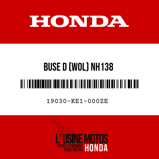 image de 19030-KE1-000ZE BUSE D (WOL) NH138 