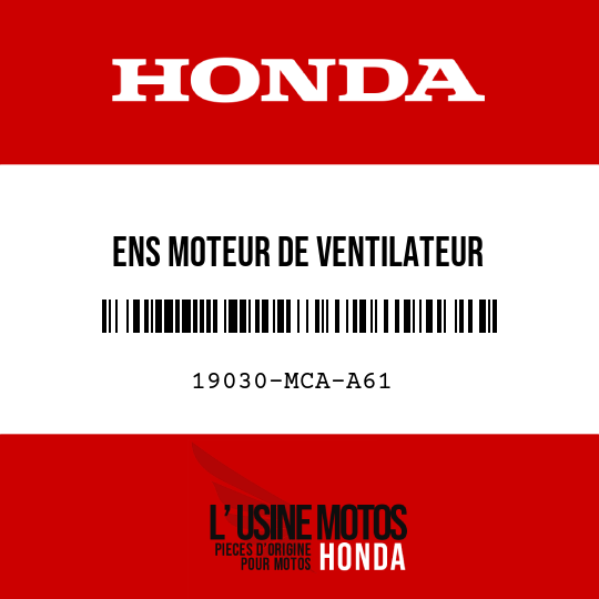 image de 19030-MCA-A61 ENS MOTEUR DE VENTILATEUR
