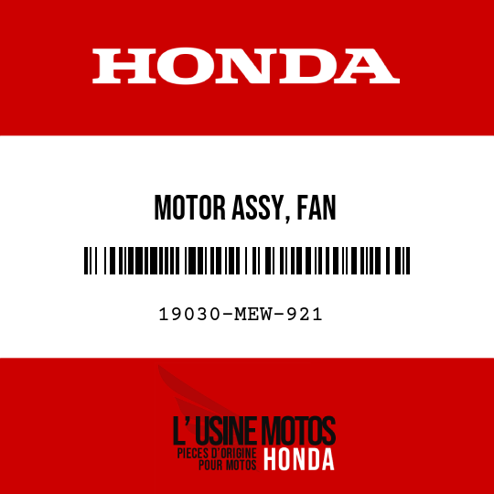 image de 19030-MEW-921 MOTOR ASSY, FAN