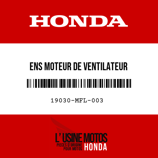 image de 19030-MFL-003 ENS MOTEUR DE VENTILATEUR