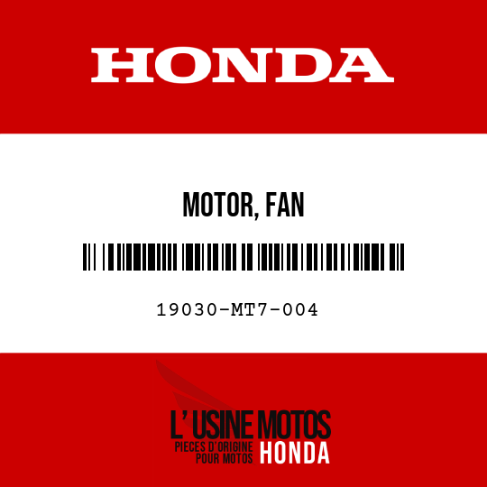 image de 19030-MT7-004 MOTOR, FAN