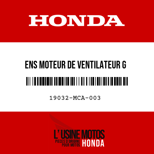 image de 19032-MCA-003 ENS MOTEUR DE VENTILATEUR G