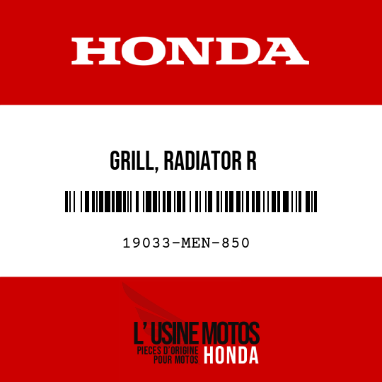 image de 19033-MEN-850 GRILL, RADIATOR R