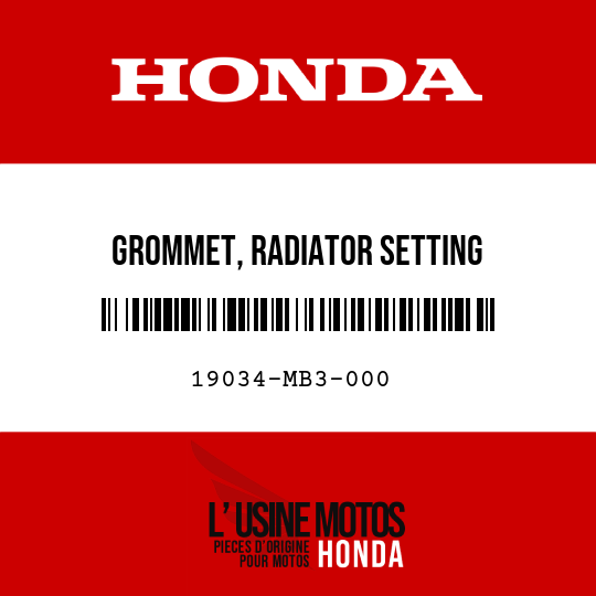 image de 19034-MB3-000 GROMMET, RADIATOR SETTING