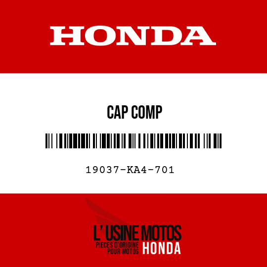 image de 19037-KA4-701 CAP COMP