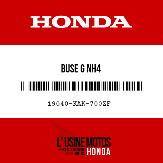 image de 19040-KAK-700ZF BUSE G NH4 