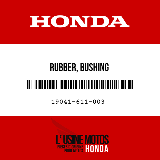 image de 19041-611-003 RUBBER, BUSHING