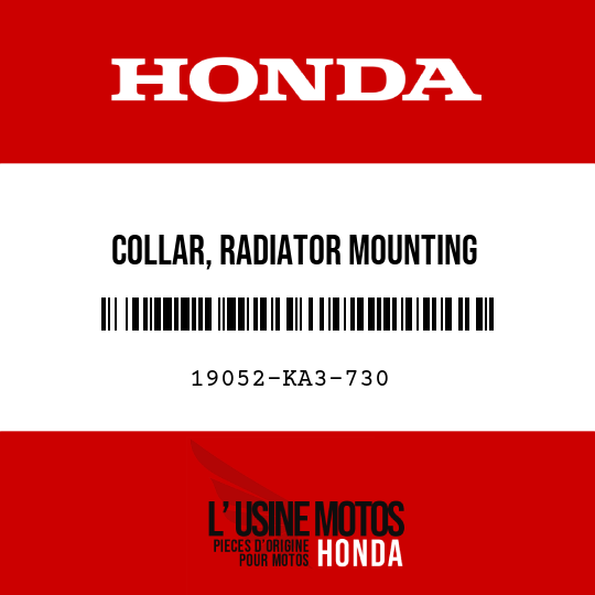 image de 19052-KA3-730 COLLAR, RADIATOR MOUNTING