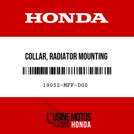 image de 19052-MFF-D00 COLLAR, RADIATOR MOUNTING