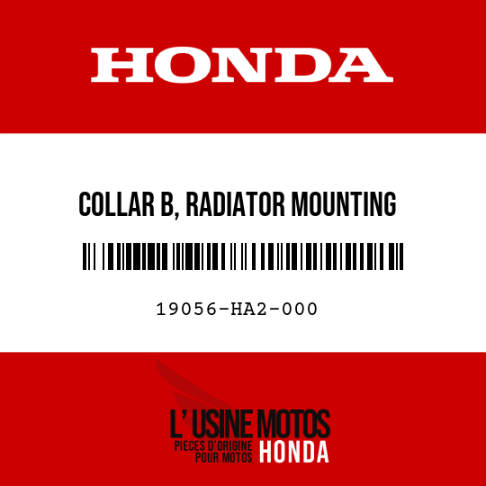image de 19056-HA2-000 COLLAR B, RADIATOR MOUNTING
