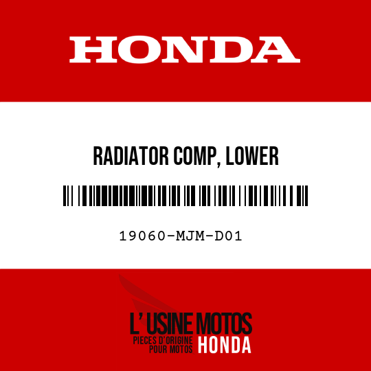 image de 19060-MJM-D01 RADIATOR COMP, LOWER