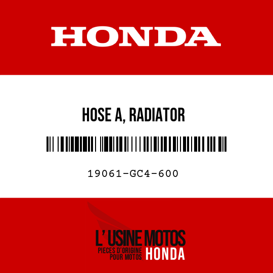 image de 19061-GC4-600 HOSE A, RADIATOR