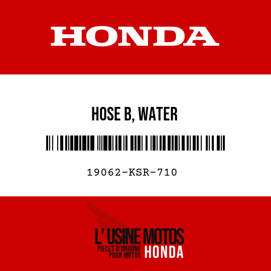 image de 19062-KSR-710 HOSE B, WATER