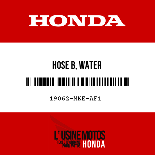 image de 19062-MKE-AF1 HOSE B, WATER