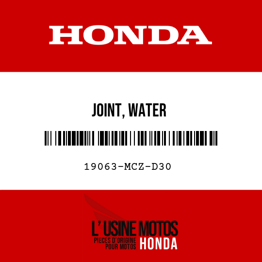 image de 19063-MCZ-D30 JOINT, WATER