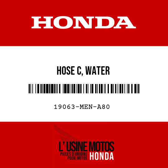 image de 19063-MEN-A80 HOSE C, WATER