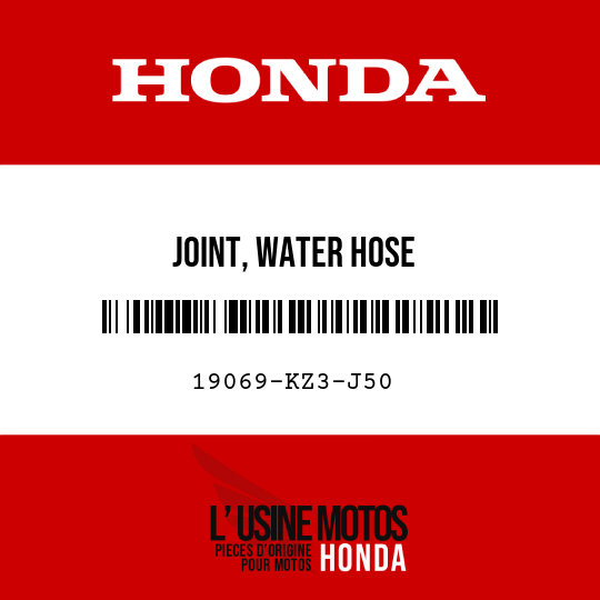 image de 19069-KZ3-J50 JOINT, WATER HOSE