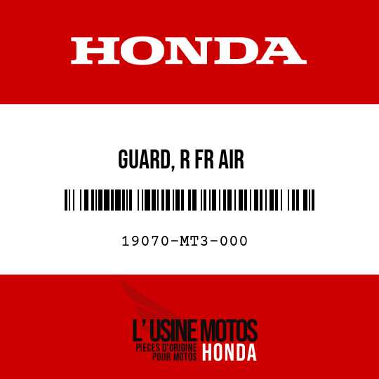 image de 19070-MT3-000 GUARD, R FR AIR