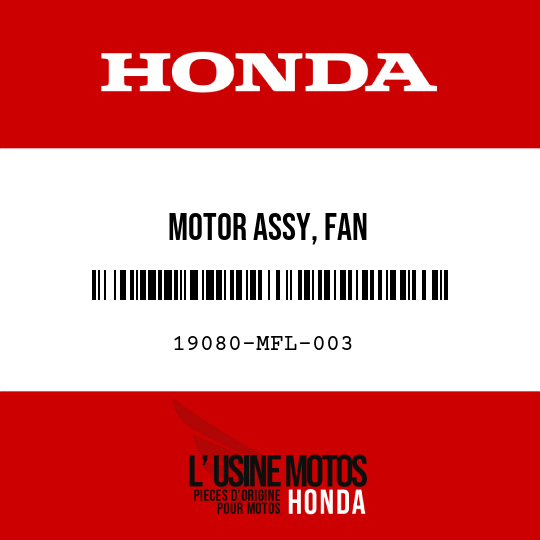 image de 19080-MFL-003 MOTOR ASSY, FAN