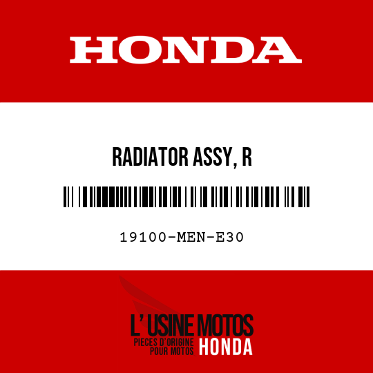image de 19100-MEN-E30 RADIATOR ASSY, R
