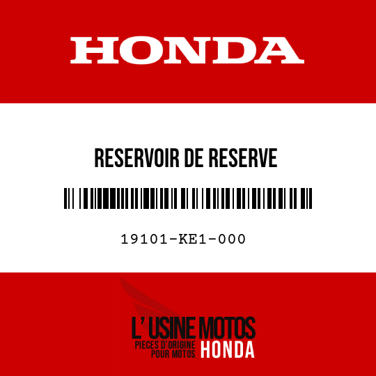 image de 19101-KE1-000 RESERVOIR DE RESERVE