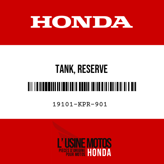 image de 19101-KPR-901 TANK, RESERVE