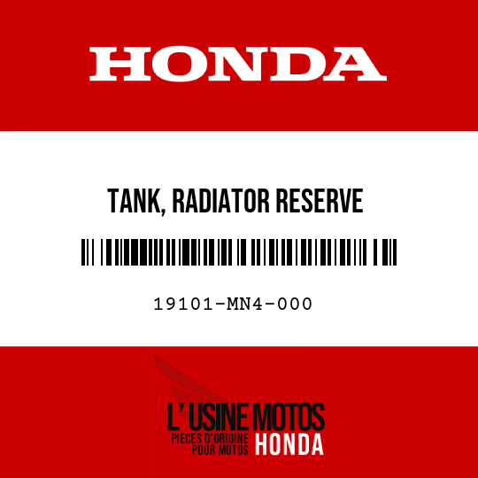 image de 19101-MN4-000 TANK, RADIATOR RESERVE