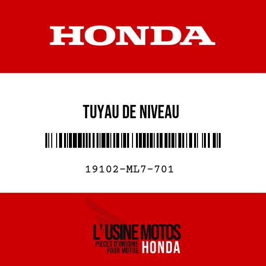 image de 19102-ML7-701 TUYAU DE NIVEAU
