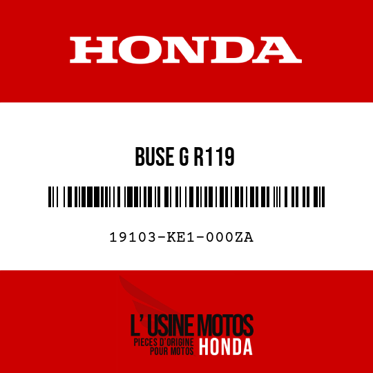 image de 19103-KE1-000ZA BUSE G R119 