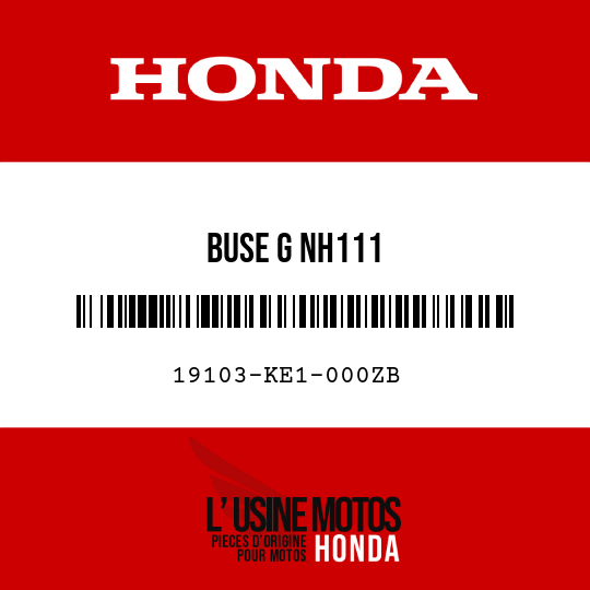 image de 19103-KE1-000ZB BUSE G NH111 