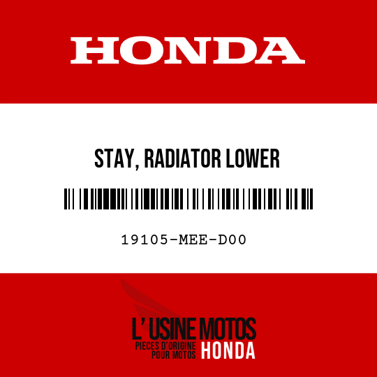 image de 19105-MEE-D00 STAY, RADIATOR LOWER