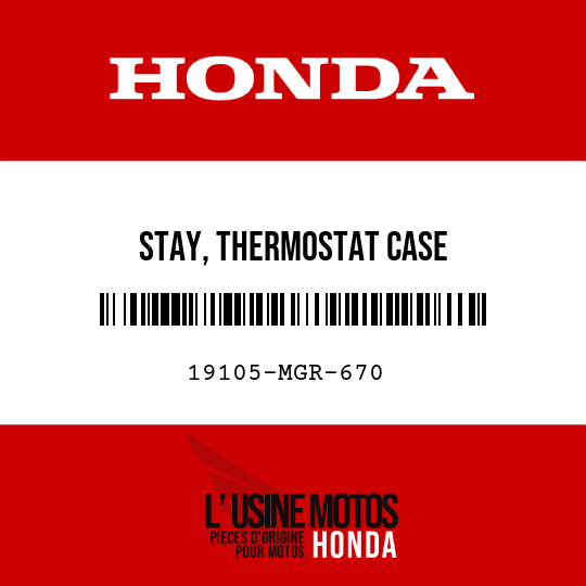 image de 19105-MGR-670 STAY, THERMOSTAT CASE