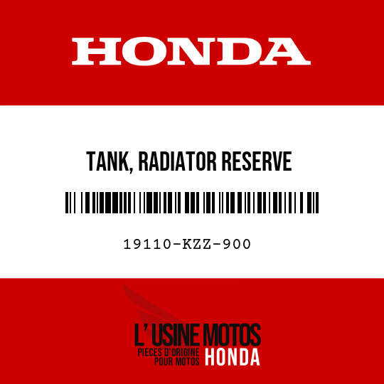 image de 19110-KZZ-900 TANK, RADIATOR RESERVE