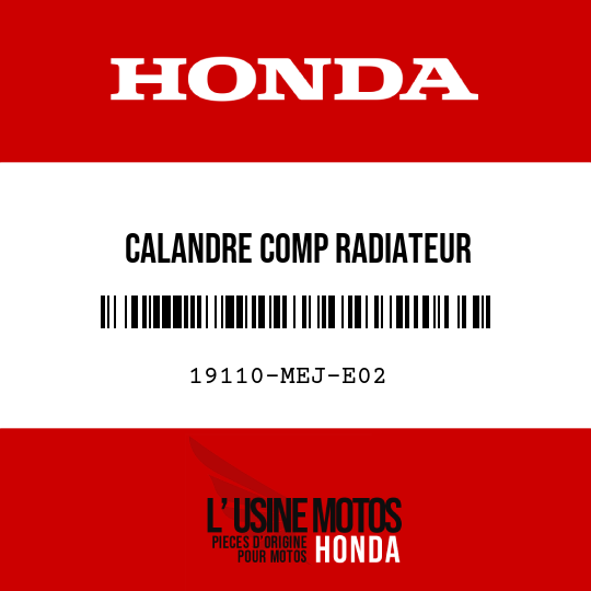 image de 19110-MEJ-E02 CALANDRE COMP RADIATEUR