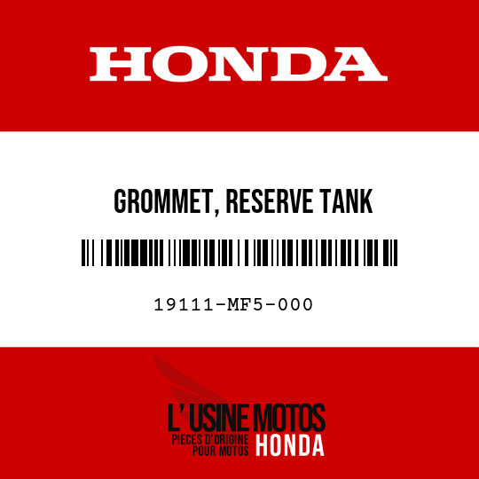 image de 19111-MF5-000 GROMMET, RESERVE TANK