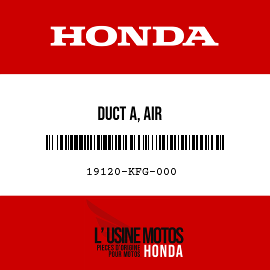 image de 19120-KFG-000 DUCT A, AIR