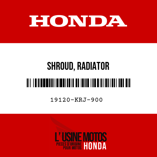image de 19120-KRJ-900 SHROUD, RADIATOR