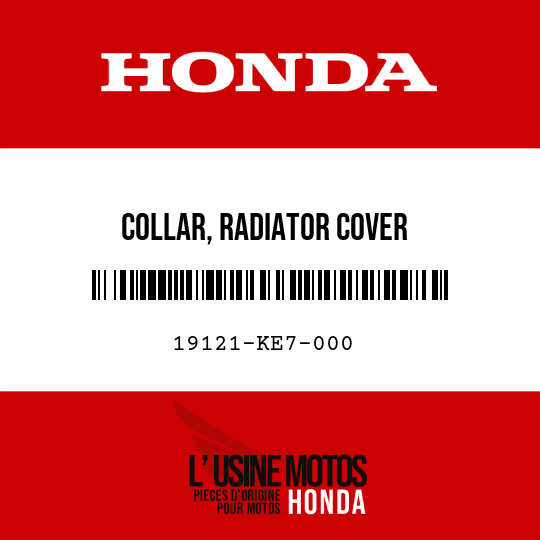 image de 19121-KE7-000 COLLAR, RADIATOR COVER