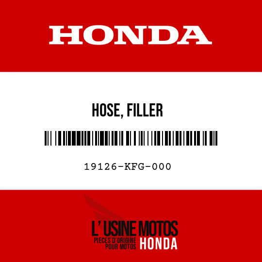 image de 19126-KFG-000 HOSE, FILLER