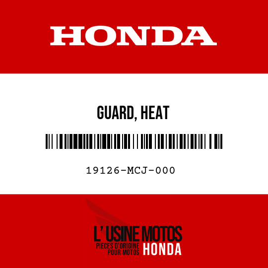image de 19126-MCJ-000 GUARD, HEAT