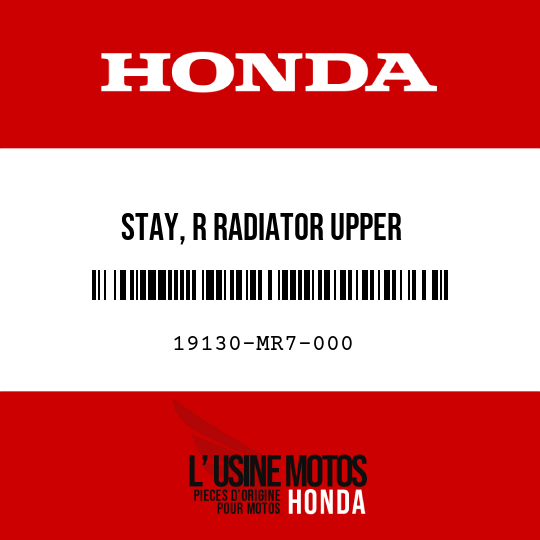 image de 19130-MR7-000 STAY, R RADIATOR UPPER