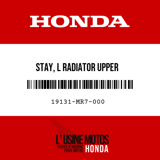 image de 19131-MR7-000 STAY, L RADIATOR UPPER