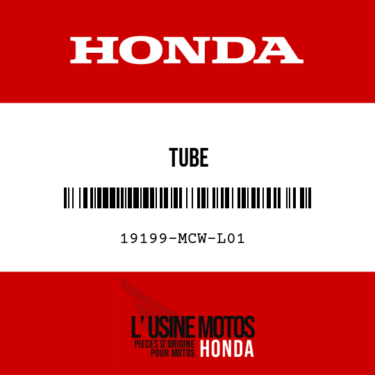 image de 19199-MCW-L01 TUBE