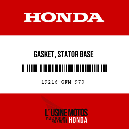 image de 19216-GFM-970 GASKET, STATOR BASE