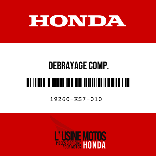 image de 19260-KS7-010 DEBRAYAGE COMP.